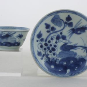 Object 2011576, Tea bowl & saucer, China.