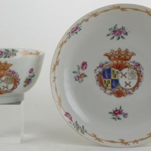 Object 2012202, Teacup and saucer, China.