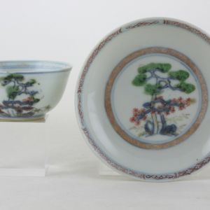 SOLD Object 2011408, Teacup & saucer, China.