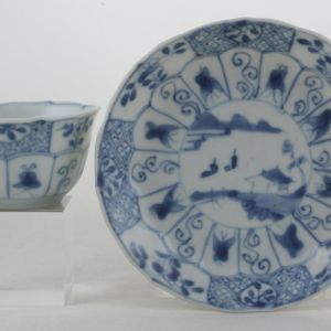 SOLD Object 2011575, Tea bowl and saucer, China.