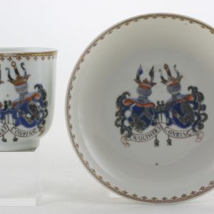 SOLD Object 2012533, Coffee cup and saucer, China.