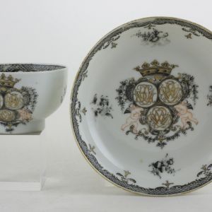 SOLD Object 2012532, Tea bowl and saucer, China.
