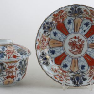 SOLD Object 2012576, Covered bowl & dish, Japan.