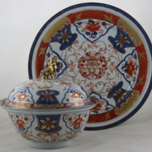 SOLD Object 2012590, Covered bowl & dish, China.