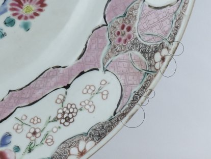 2010C110 shallow glaze chips