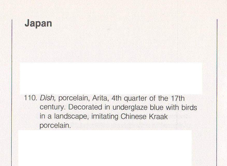 Oosterse keramiek in Groninger kollekties, CJA Jörg, cat 110 english text