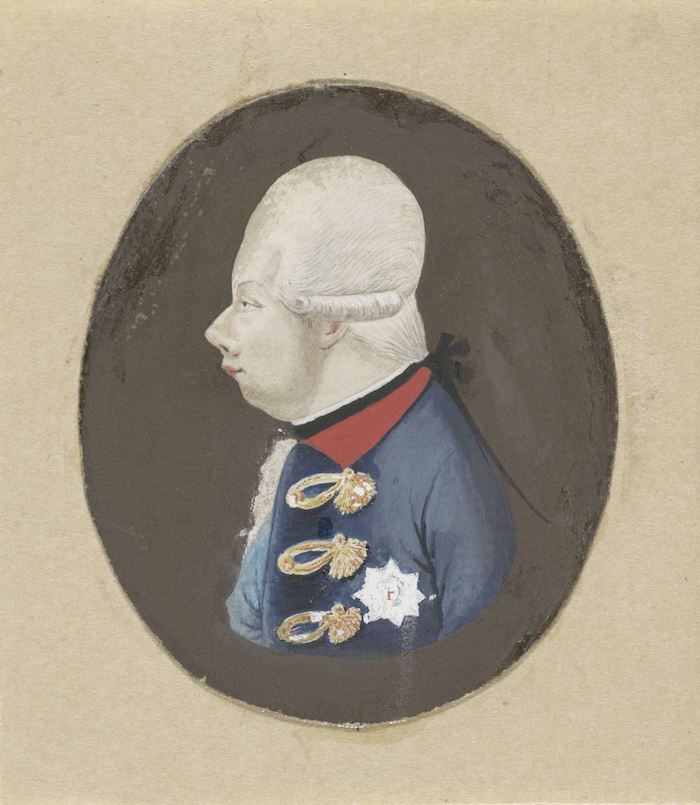 Anonieme tekenaar Portret van Willem V ca 1812 Rijksmuseum Amsterdam PD
